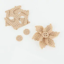 Savings Kit 5 Pinwheels In soft felt Model 8 - Mini Polka Dot Print