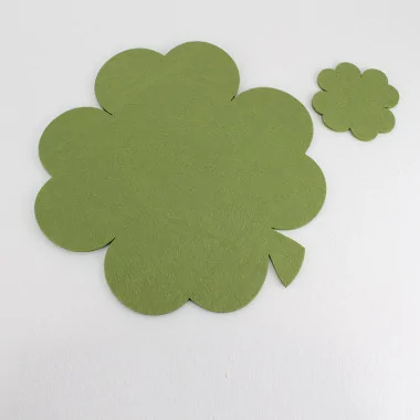 Set de 2 placemats + 2 roller-coastere în fetru mod 18 - personalizabil