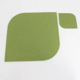 Set de 2 placemats + 2 roller-coastere în fetru mod 3 - personalizabil