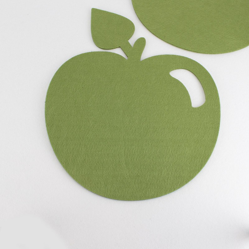2 Placemats In felt Model 19 - Customizable