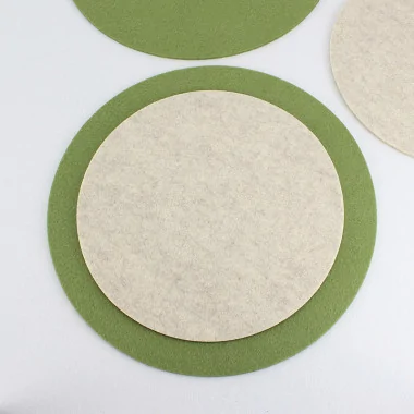 2 Tischsets im Doppelformat in bastelfilz Modell 1 - anpassbar