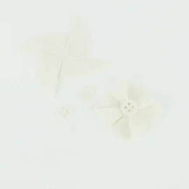 Savings Kit 6 Pinwheels In soft felt Model 4 - Glitter