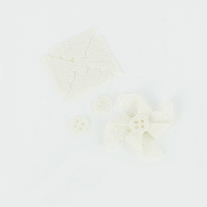 Kit de Ahorro 12 Molinetes En tela de fieltro Model 3 - Glitter