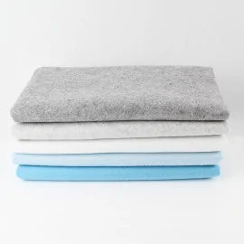 Dun Vilt 50X180 cm - Blauw/Marmer Spaarpakket 5 Rollen|IDEEINFELTRO.COM