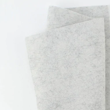 Dun Vilt 50X180 cm - Blauw/Marmer Spaarpakket 5 Rollen 2