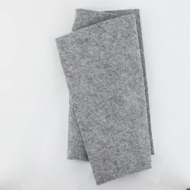 Pannolenci cuori metal argento 20x30 cm - grigio chiaro|IDEEINFELTRO.COM