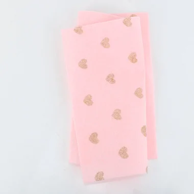On-line verkoop Dun Vilt metalen hartjes 20X30 cm 1mm baby roze