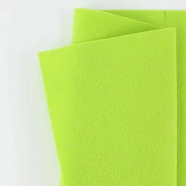 Soft felt metal 50x90 cm - acid green