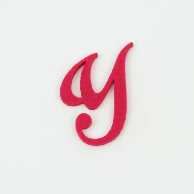 Letter A In felt E soft felt Colored