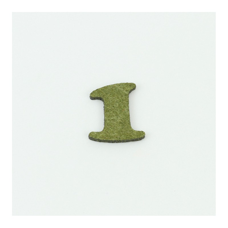 Numero "1" in feltro colorato|IDEEINFELTRO.COM