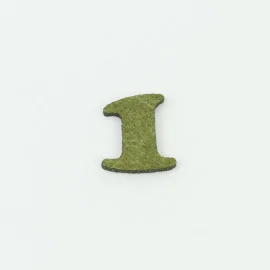 Numero "1" in feltro colorato|IDEEINFELTRO.COM