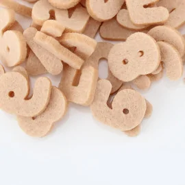 Set 250 numeri mini in feltro - font 4|IDEEINFELTRO.COM