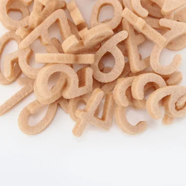 Set of 250 Mini Numbers In felt - Font 3