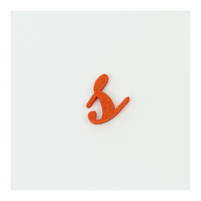 Letter S In felt E soft felt Colored