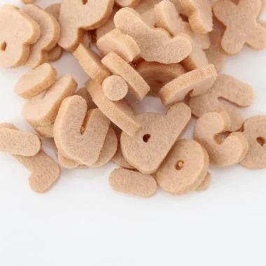 Set of 250 Mini Letters In Tiny Block felt - Font 4