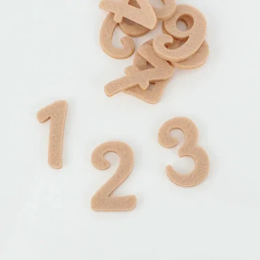 Set van 30 Vilt getallen - lettertype 1