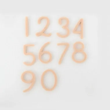 Set van 30 Vilt getallen - lettertype 7 2