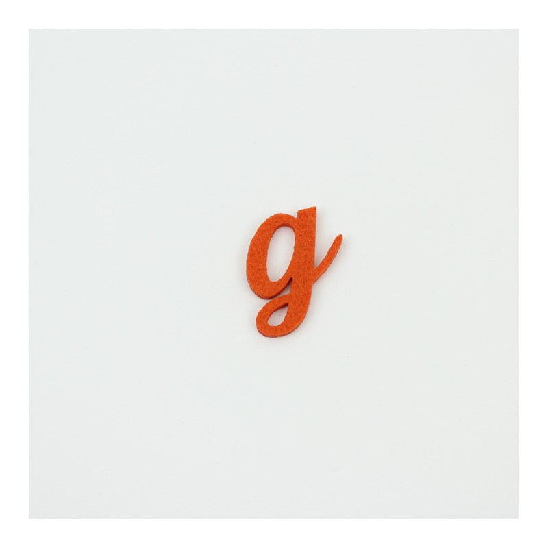 Lettre G en feutrine E tissu feutrine coloré