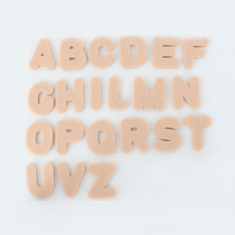 Set of 26 Letters In felt Capital Letters - Font 4