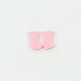 Lettera "u" in feltro colorato - minuscolo|IDEEINFELTRO.COM