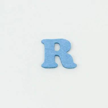 Lettre R en feutrine E tissu feutrine colorée