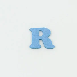 Buchstabe R in bastelfilz E Filzstoff farbig