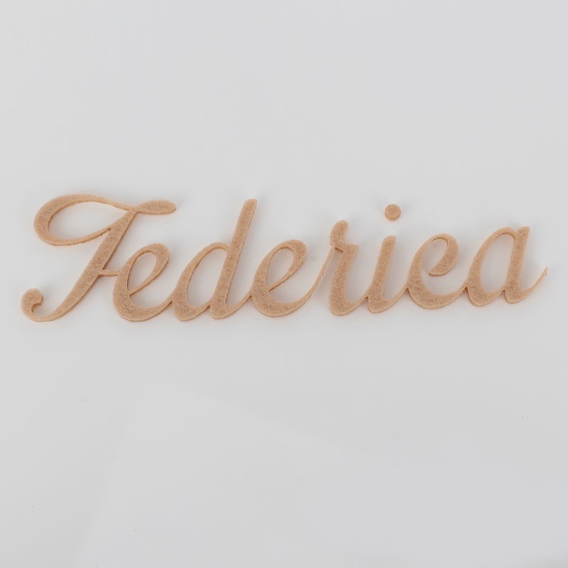 Benutzerdefinierter Name Filz - Schriftart 12