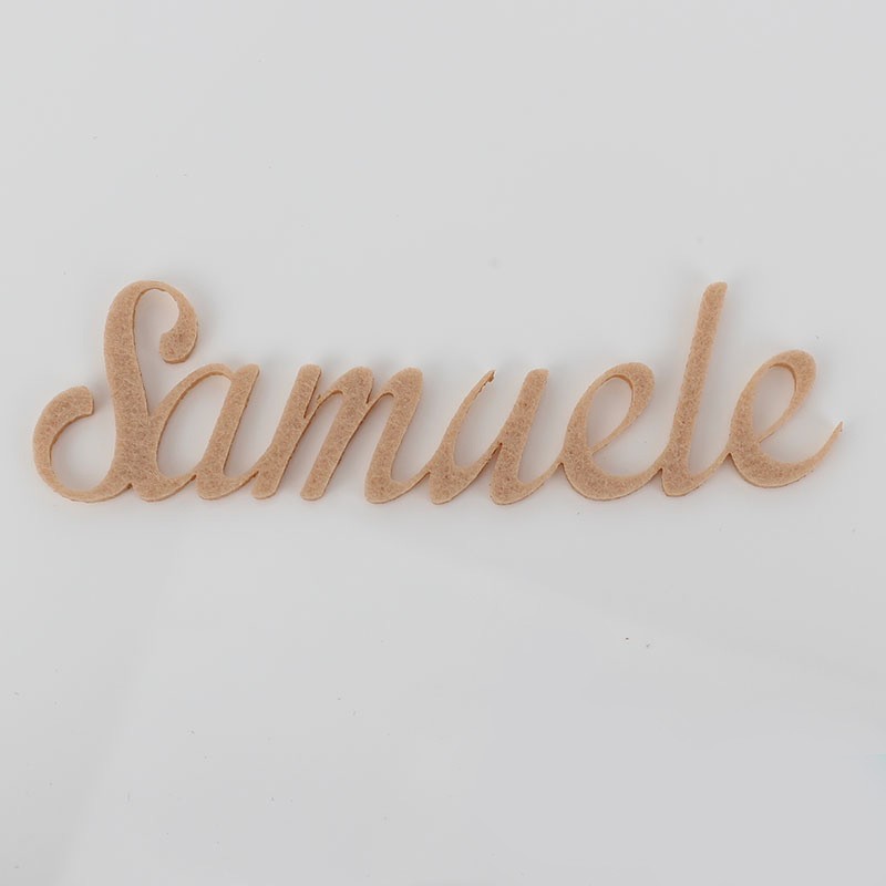 Benutzerdefinierter Name Filz - Schriftart 12