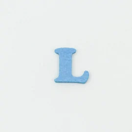 Buchstabe L in bastelfilz E Filzstoff farbig