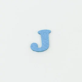 Letter J in Colored Fetlro and soft felt