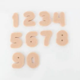 Numero in feltro - font 4|IDEEINFELTRO.COM