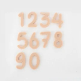 Numero in feltro - font 3|IDEEINFELTRO.COM
