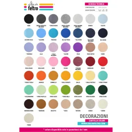 Numero in feltro - font 2|IDEEINFELTRO.COM