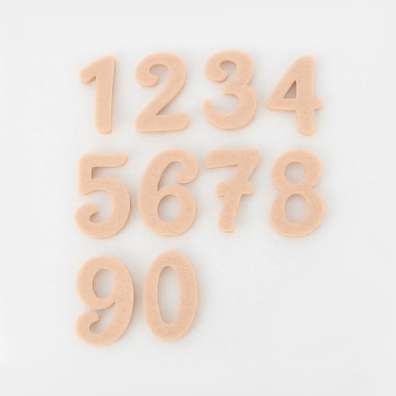 Nummer In Vilt - Lettertype 1