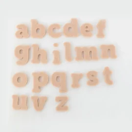 Lettera in feltro stampatello minuscolo - font 2|IDEEINFELTRO.COM