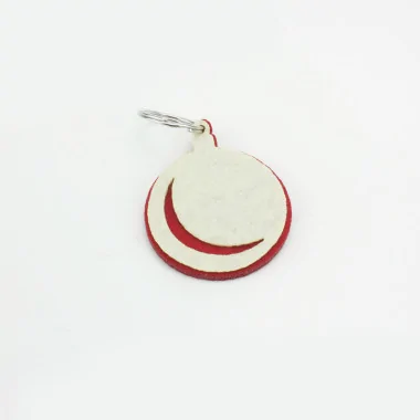 Vente en ligne 15 porte-clés de Noël en feutrine et tissu feutrine - boule