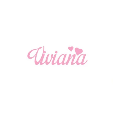 Personalized felt name - viviana