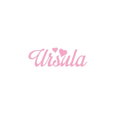Personalized felt name - ursula