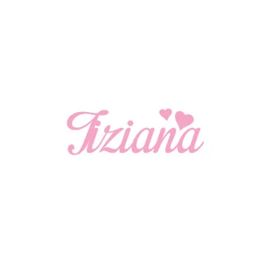 Personalized felt name - tiziana