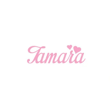 Personalized felt name - tamara