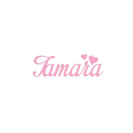 Nome in feltro personalizzato - tamara|IDEEINFELTRO.COM