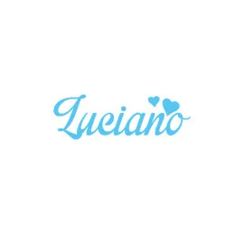 Nombre fieltro personalizado - luciano