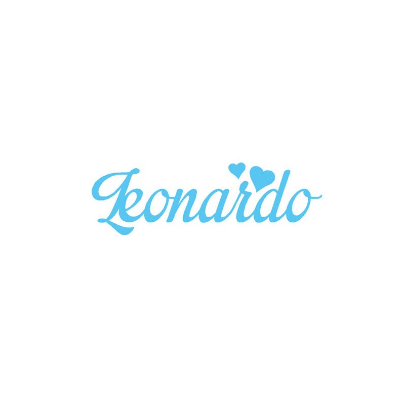 Nume fetru personalizat - leonardo