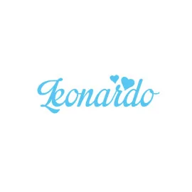 Gepersonaliseerde vilt naam - leonardo
