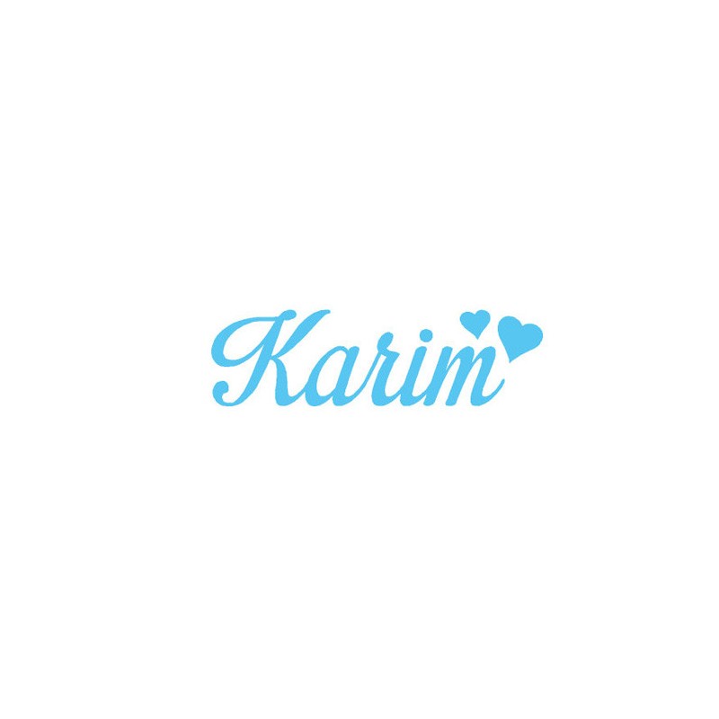 Nombre de fieltro personalizado - karim