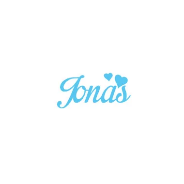 Nume fetru personalizat - jonas