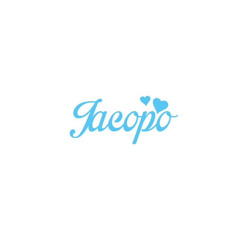 Nom de feutre personnalisé - jacopo