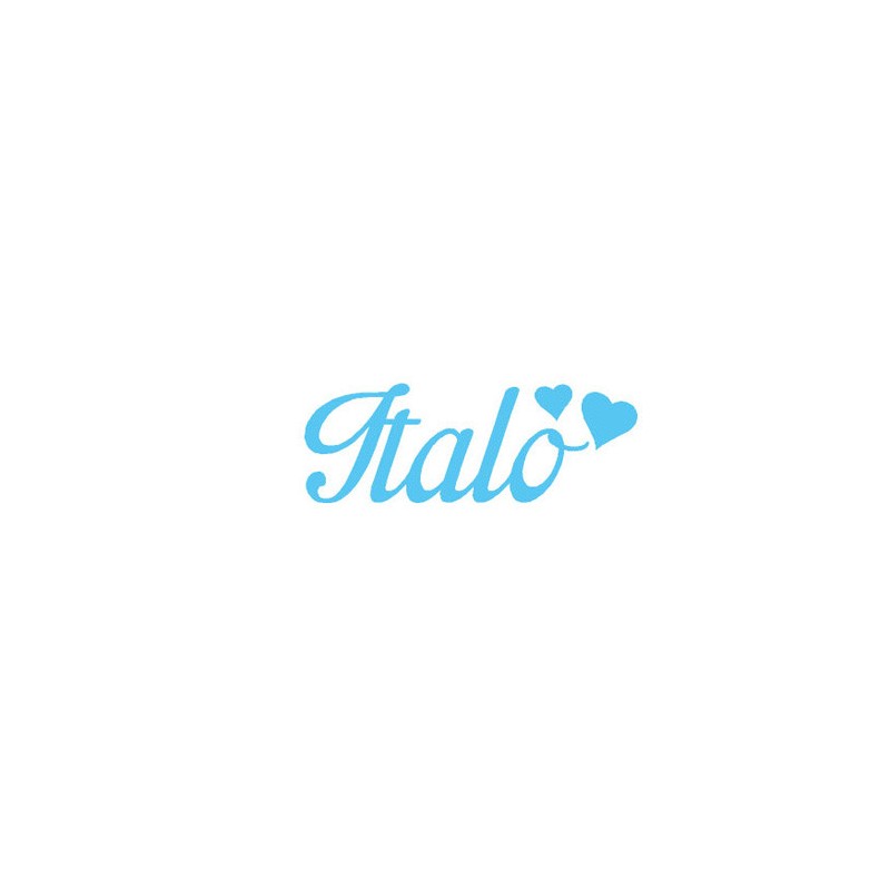 Custom felt name - italo