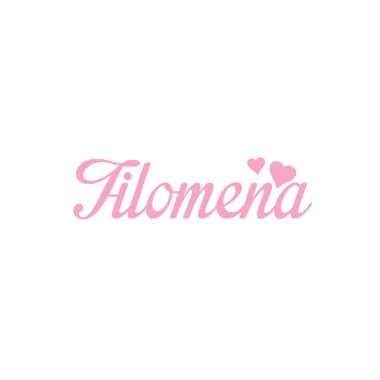Personalized felt name - filomena