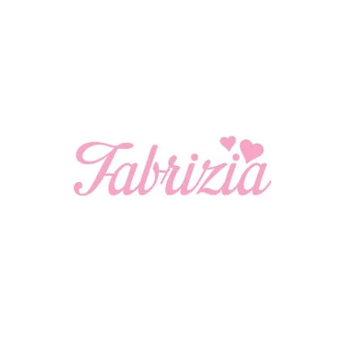 Personalized felt name - fabrizia